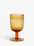 Bubble Wine Glass 345Ml Amber