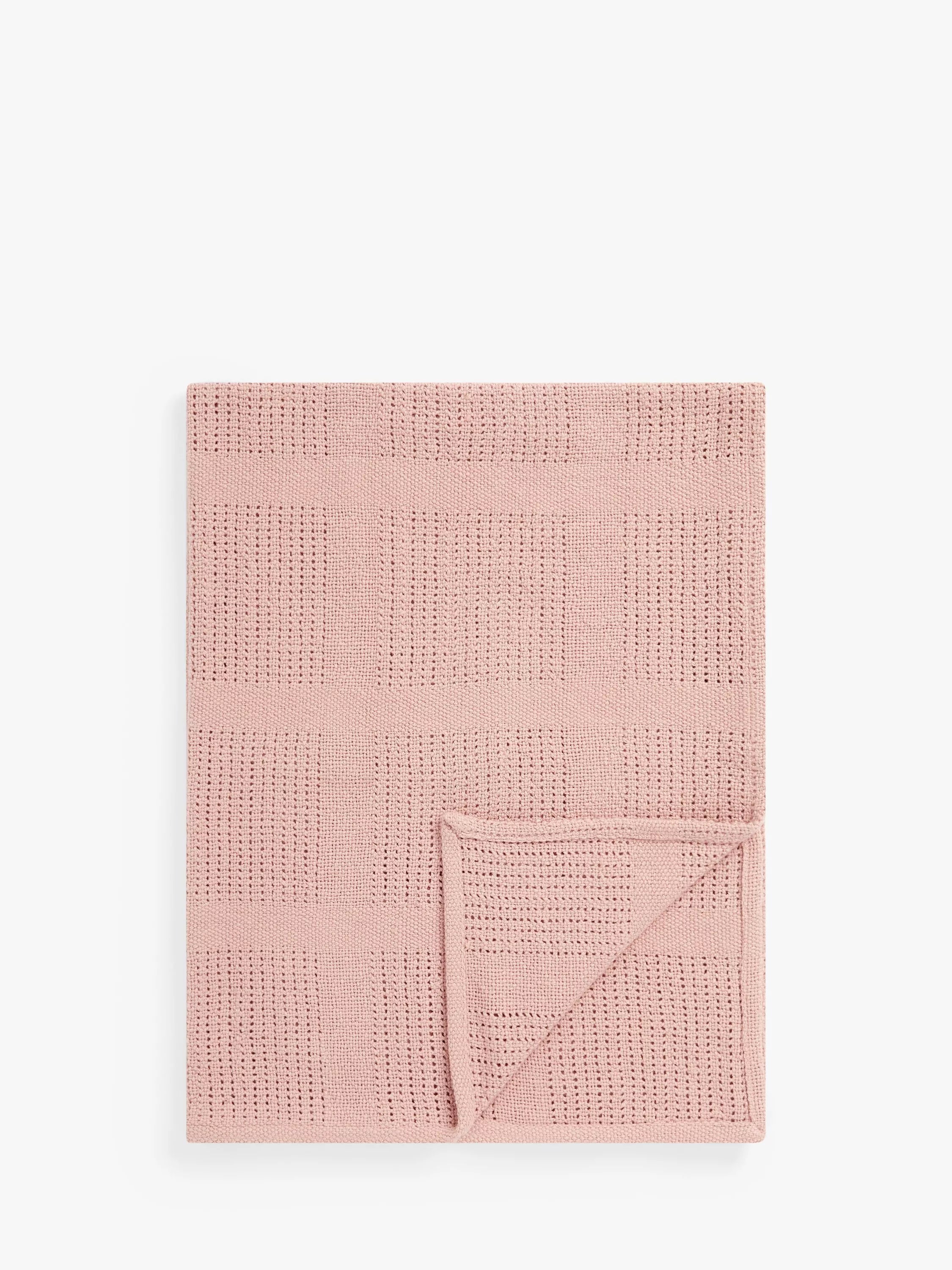 John Lewis Baby Cotton Cellular Blanket, 70 x 90cm - McGrocer