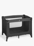 John Lewis ANYDAY Travel Cot, Black - McGrocer