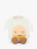 Jellycat Amuseable Boiled Egg Bride Soft Toy, White - McGrocer