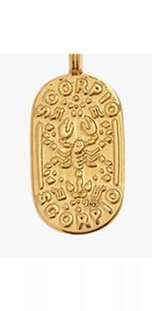 Katie Loxton Waterproof Zodiac Necklace, Gold - McGrocer