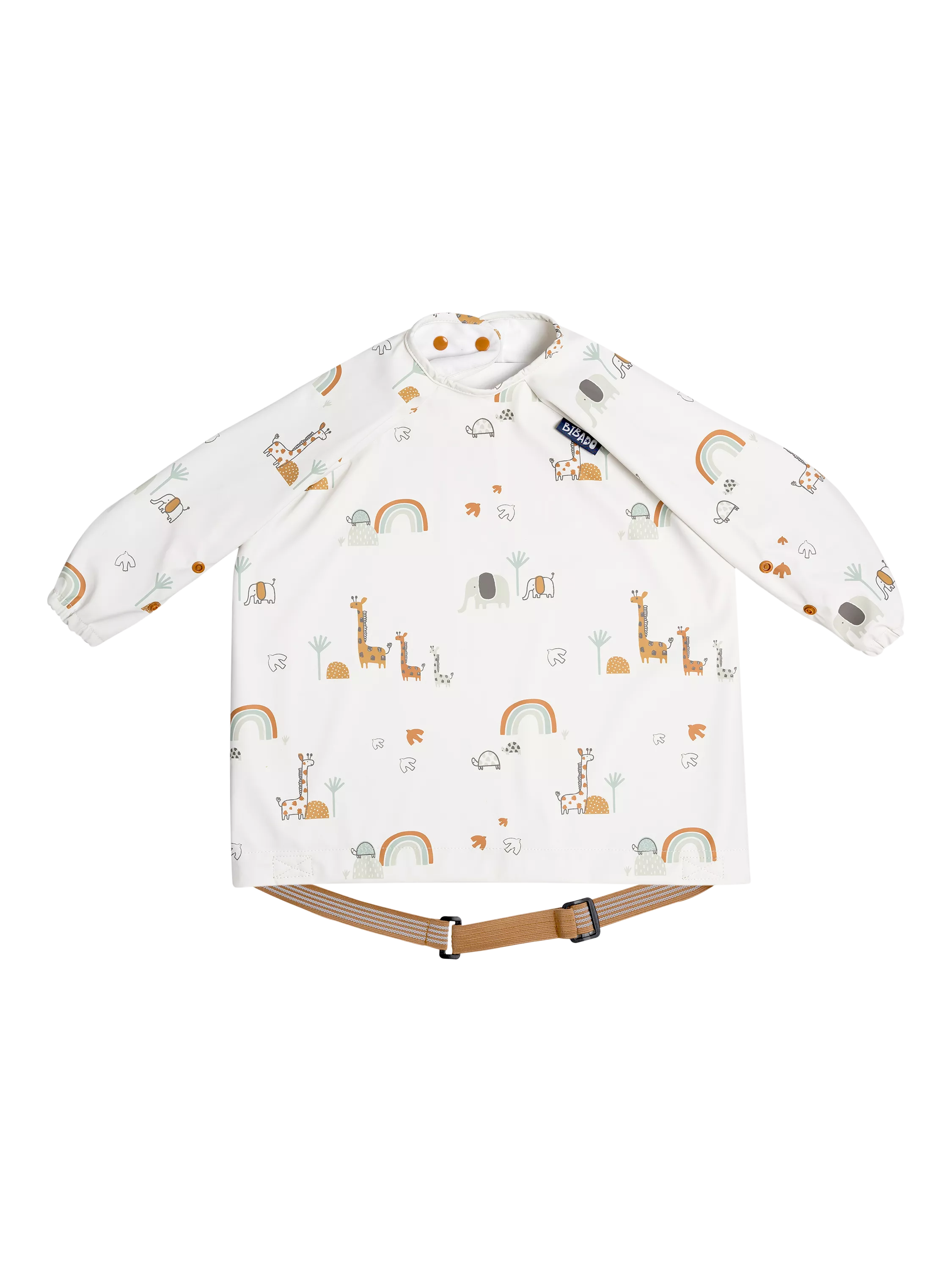 Bibado Coverall Weaning Bib, Safari - McGrocer