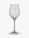 Dartington Crystal Glitz Mum Engraved Wine Glass 330Ml Clear