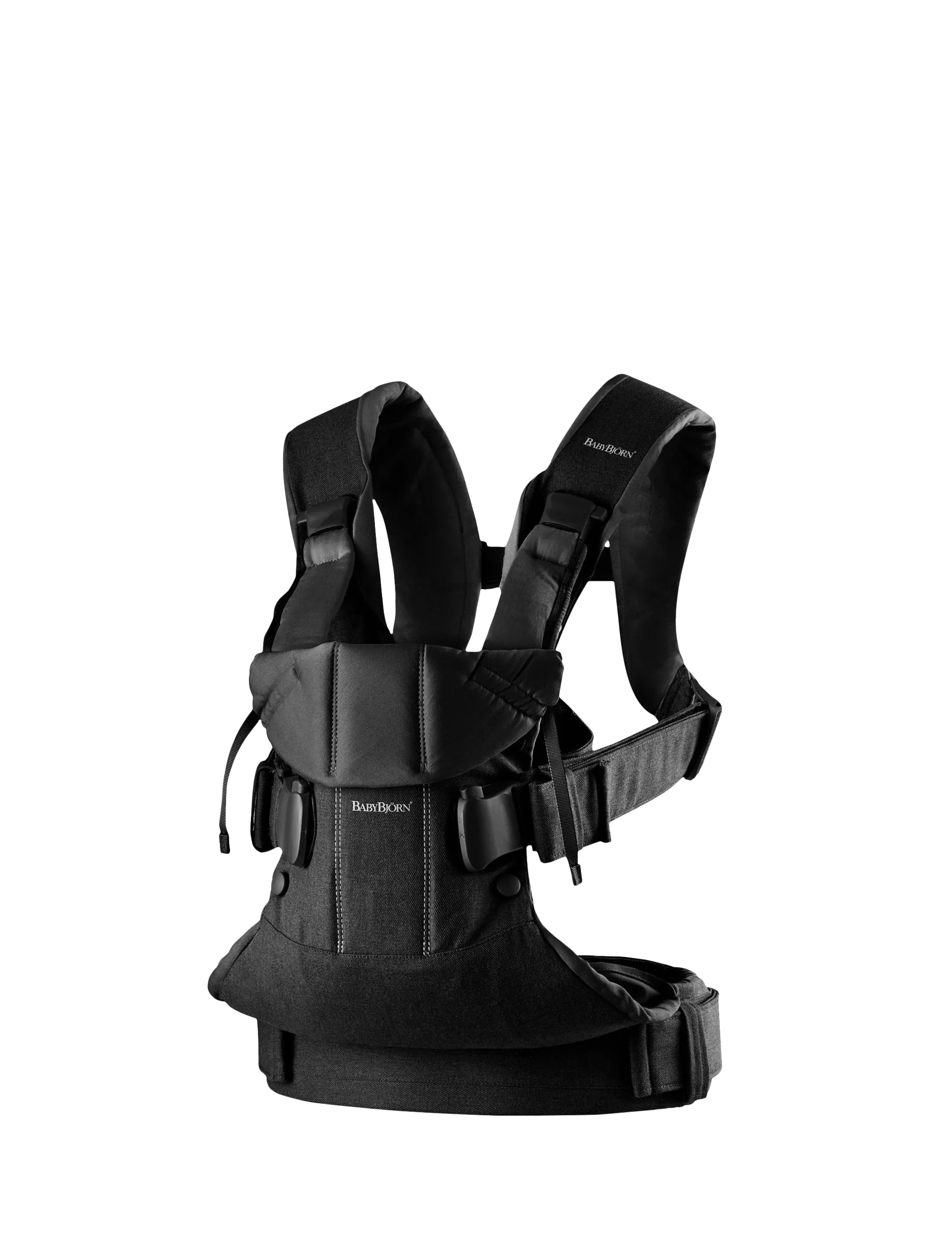 BabyBjörn Baby Carrier One, Woven Black - McGrocer