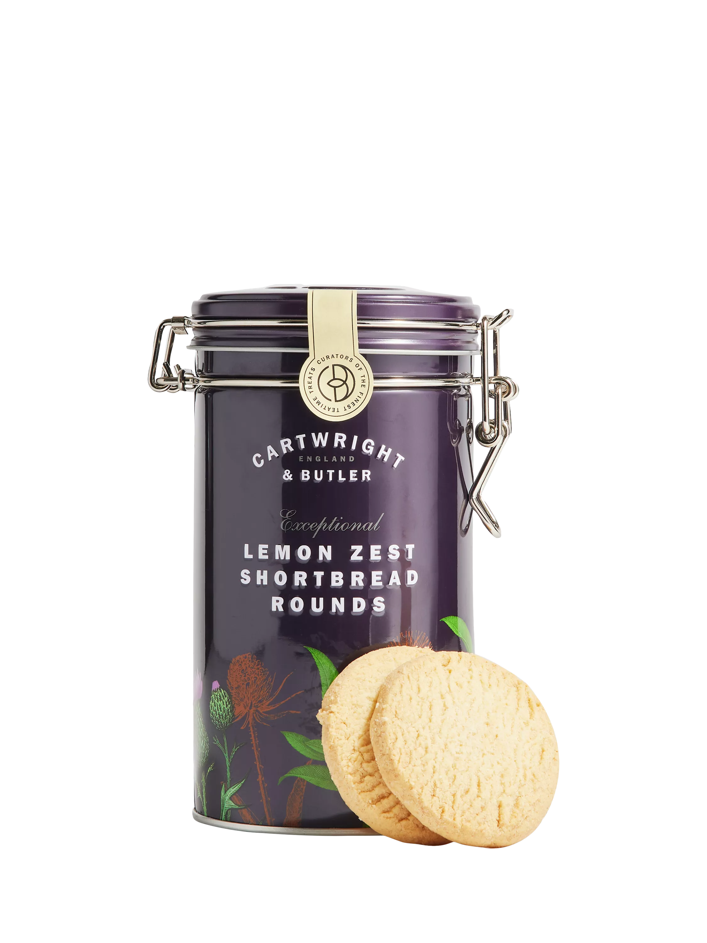 Cartwright & Butler Lemon Shortbread Biscuits in Tin, 200g - McGrocer