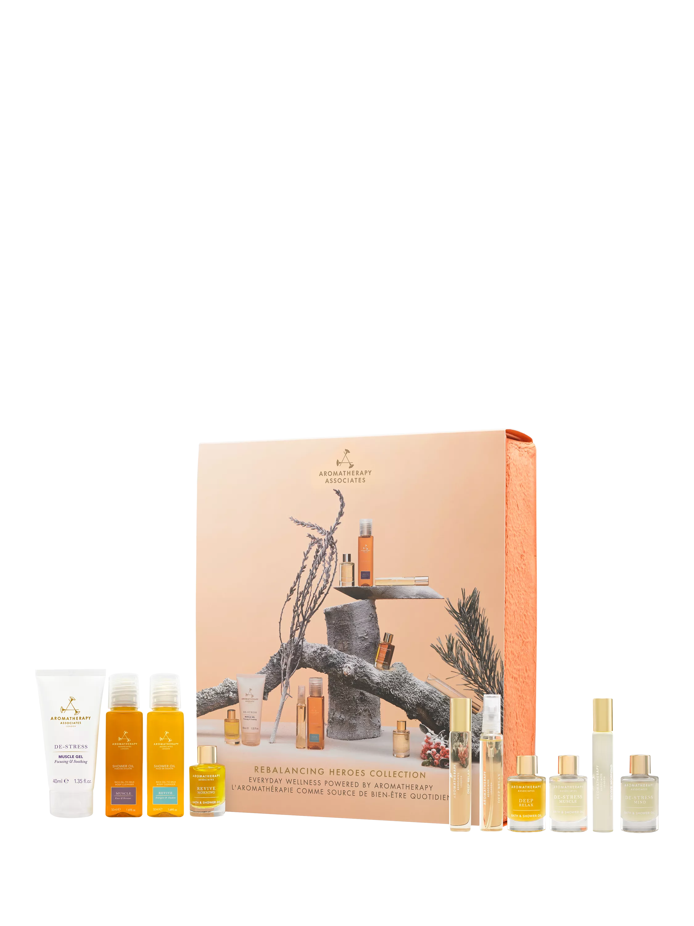 Aromatherapy Associates Rebalancing Heroes Collection Bodycare Gift Set - McGrocer