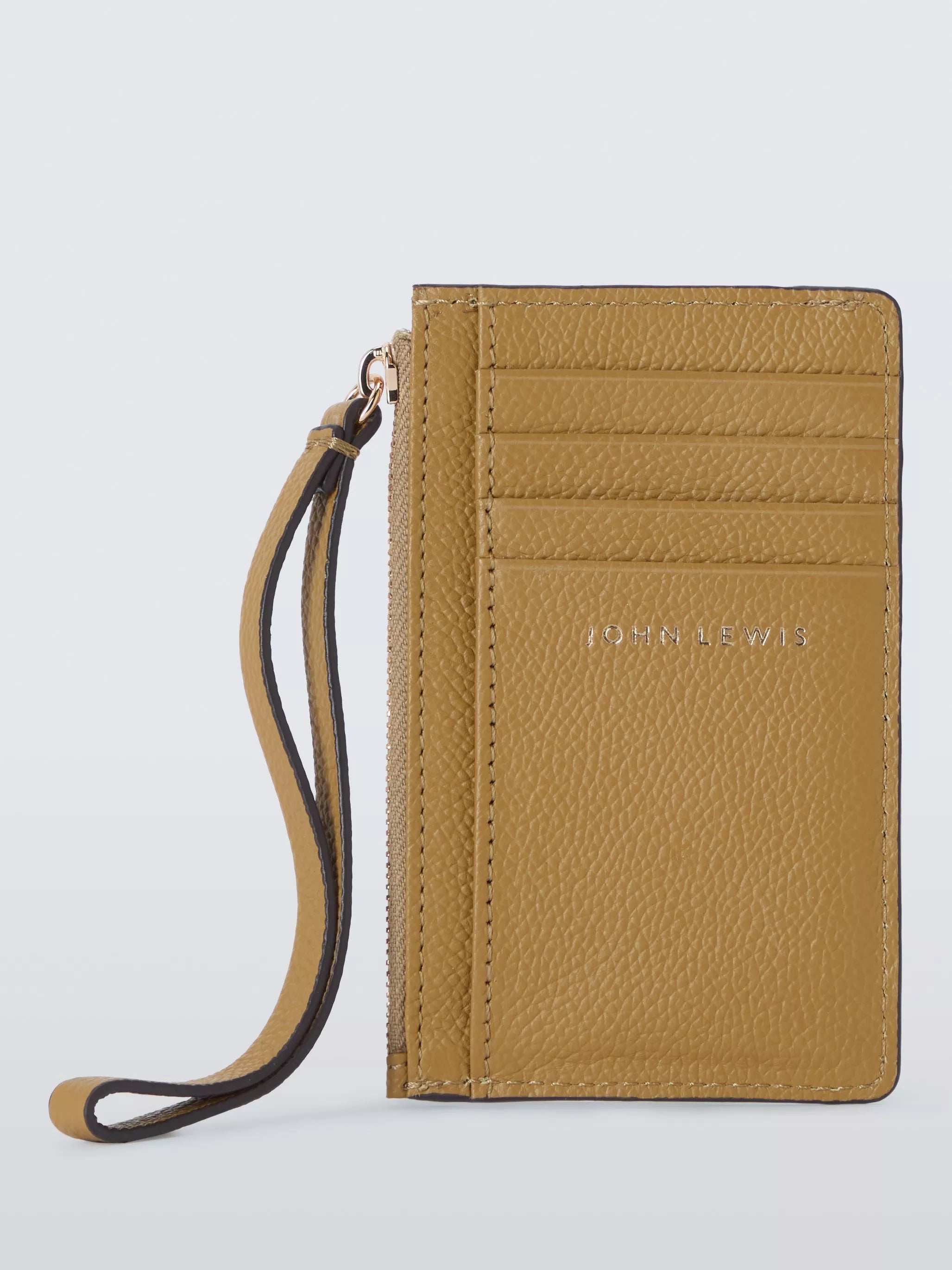 John Lewis Zipped Leather Card Holder - McGrocer