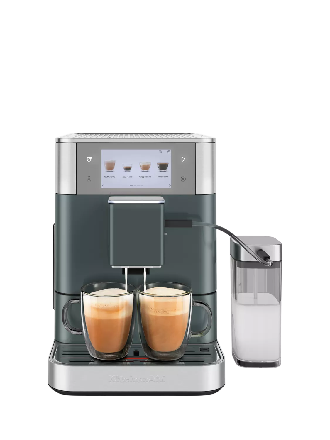 KitchenAid 5KES8558BJP Auto Espresso Coffee Machine, Juniper - McGrocer