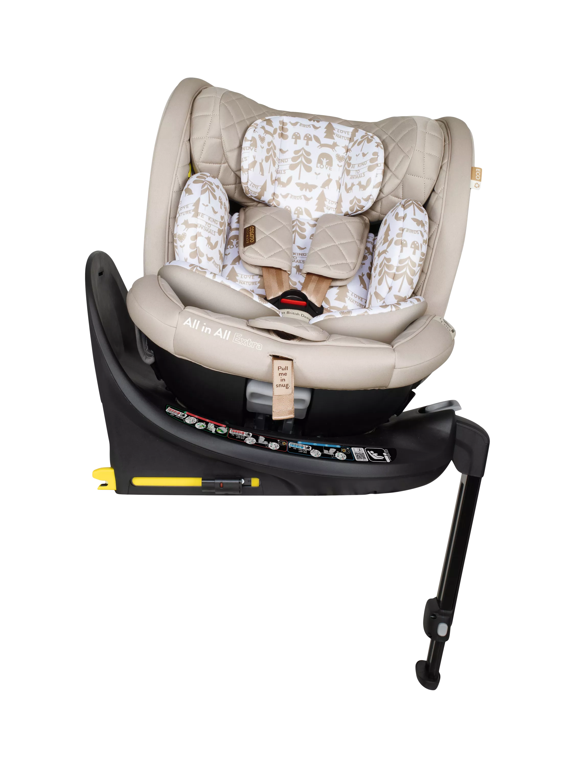 Cosatto All in All Extra i-Size 360 Car Seat, Whisper - McGrocer