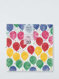 Balloons Paper Napkins Pack Of 20