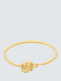 Kate Spade New York Shell Cubic Zirconia Bangle Clear Gold