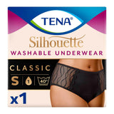 TENA Silhouette Washable Absorbent Underwear Classic Black GOODS Boots