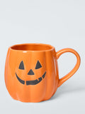 Halloween Pumpkin Stoneware Mug 350Ml Orange