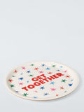 Get Together Round Tray 37Cm Multi
