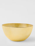 Glass Small Bowl 15Cm Gold