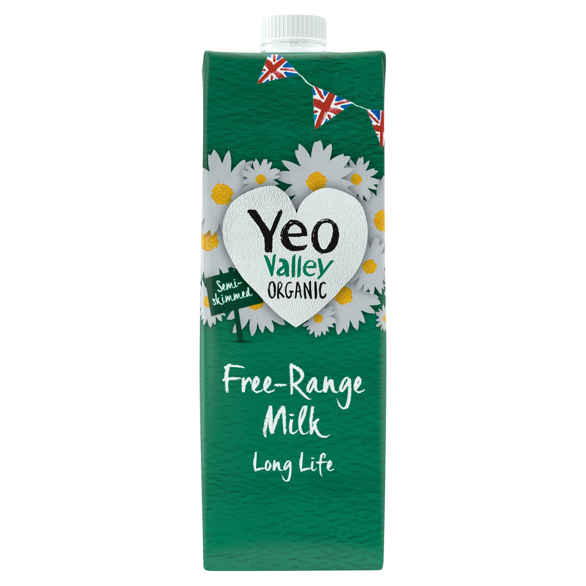 Yeo Valley Organic Long Life Semi Skimmed Milk 1L GOODS Sainsburys