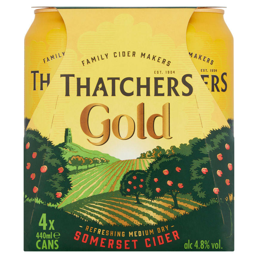 Thatchers Gold Cider 4x GOODS ASDA