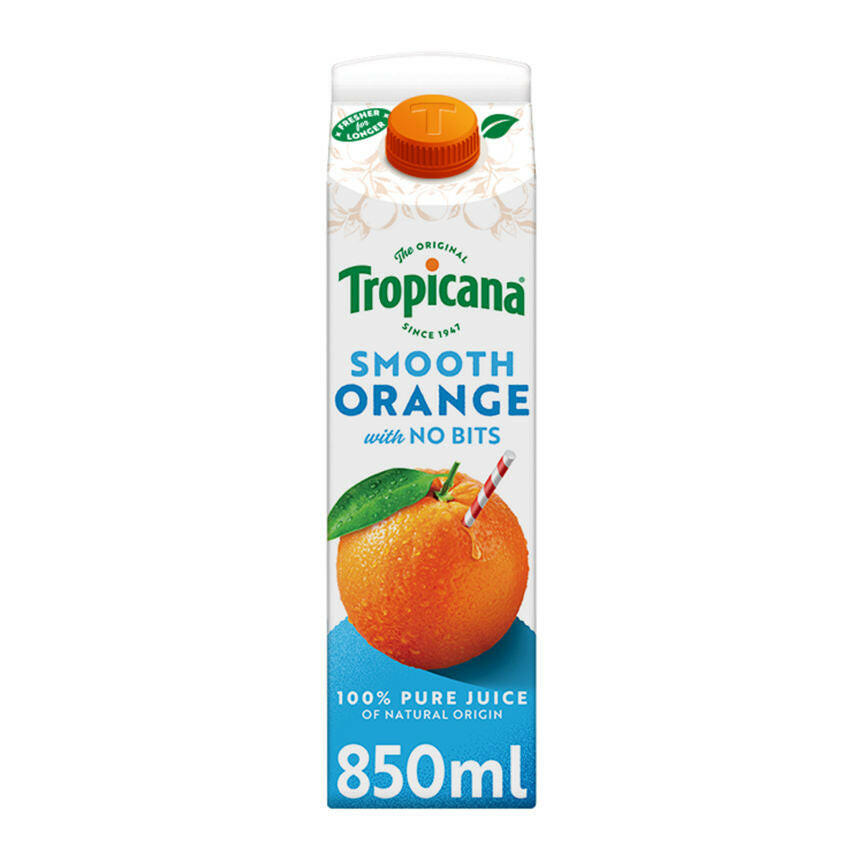 Tropicana Long Life Pure Fruit Juice Smooth Orange with No Bits GOODS ASDA