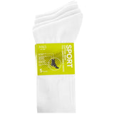 M&S Mens Cool & Fresh Sports Socks, Size 9-12, White