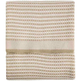 M&S Two Tone Knitted Throw, Neutral