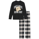 M&S Spencer Bear Don't Wake PJ, 7-8 Years, Black