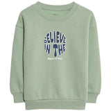 M&S Graphic Sweat, 4-5 Years, Pale Green