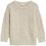 M&S Cable Knitted Jumper, 2-3 Years, Neutral