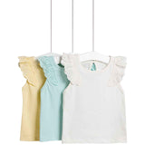 M&S Frill Sleeve Tops, 12-18 Months, Multi