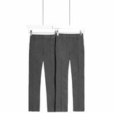 M&S Boys Regular Leg Trousers, 10-11 Years, Grey