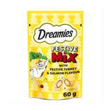 DREAMIES Christmas Mix Cat Treats with Salmon and Turkey