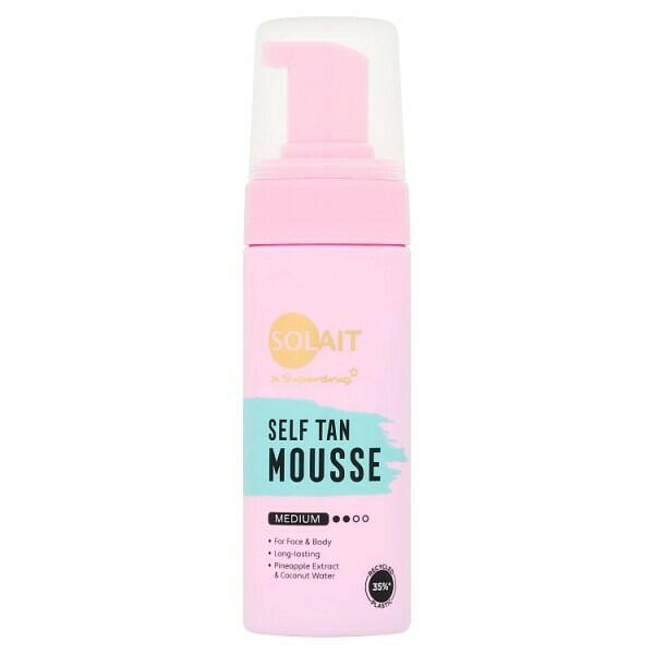 Superdrug Solait Self Tan Mousse Medium 150ml GOODS Superdrug
