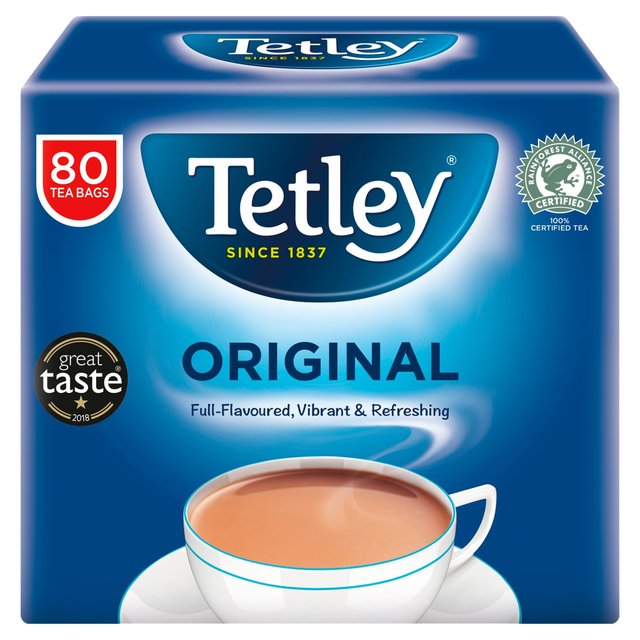 Tetley Tea Bags   80 per pack GOODS M&S