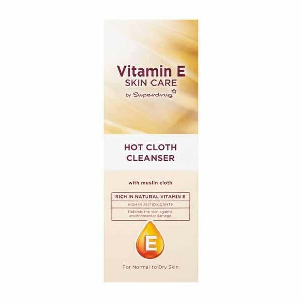 Superdrug Vitamin E Hot Cloth Cleanser 200ml GOODS Superdrug
