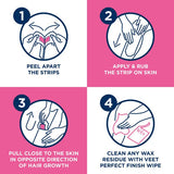 Veet Pure Inspiration Wax Strips Legs & Body Sensitive x40 GOODS Superdrug