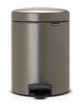 Brabantia Platinum NewIcon 5L Pedal Bin