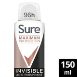 Sure Maximum Protection Anti Perspirant Aerosol Invisible 150ml