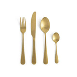 Sainsbury's Home 16 piece Gold Stainless Steel Cutlery Set