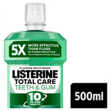 Listerine Total Care Teeth & Gum Fresh Mint Mouthwash 500ml