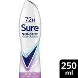 Sure Nonstop Protection Anti Perspirant Aerosol Vitality 250ml