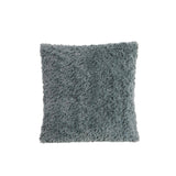 Habitat Faux Fur Carved Cushion - Blue - 43x43
