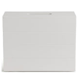 Sainsburys's Home tongue and groove toilet roll store white