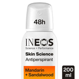 Ineos Skin Science Mandarin + Sandalwood Antiperspirant Deo 200ml