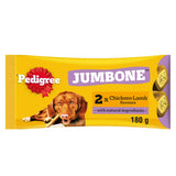 Pedigree Jumbone Chicken & Lamb Adult Medium Dog Treat Chews x2 180g