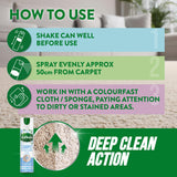 Zoflora Carpet Fresh & Care Foam Linen Fresh 600ml