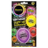 Illoom Pack of 5 Balloons Happy Birthday