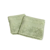 Habitat Supersoft Face Cloth Soft Green 2pk