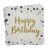 Habitat Pack of 10 Happy Birthday Confetti Napkin