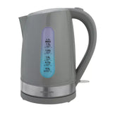 Cookworks Plastic Illuminated Kettle - Grey