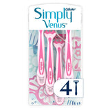 Gillette Venus Simply 3 Disposable Razor x4