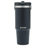 Smash Stainless Steel Black Travel Cup - 850ml